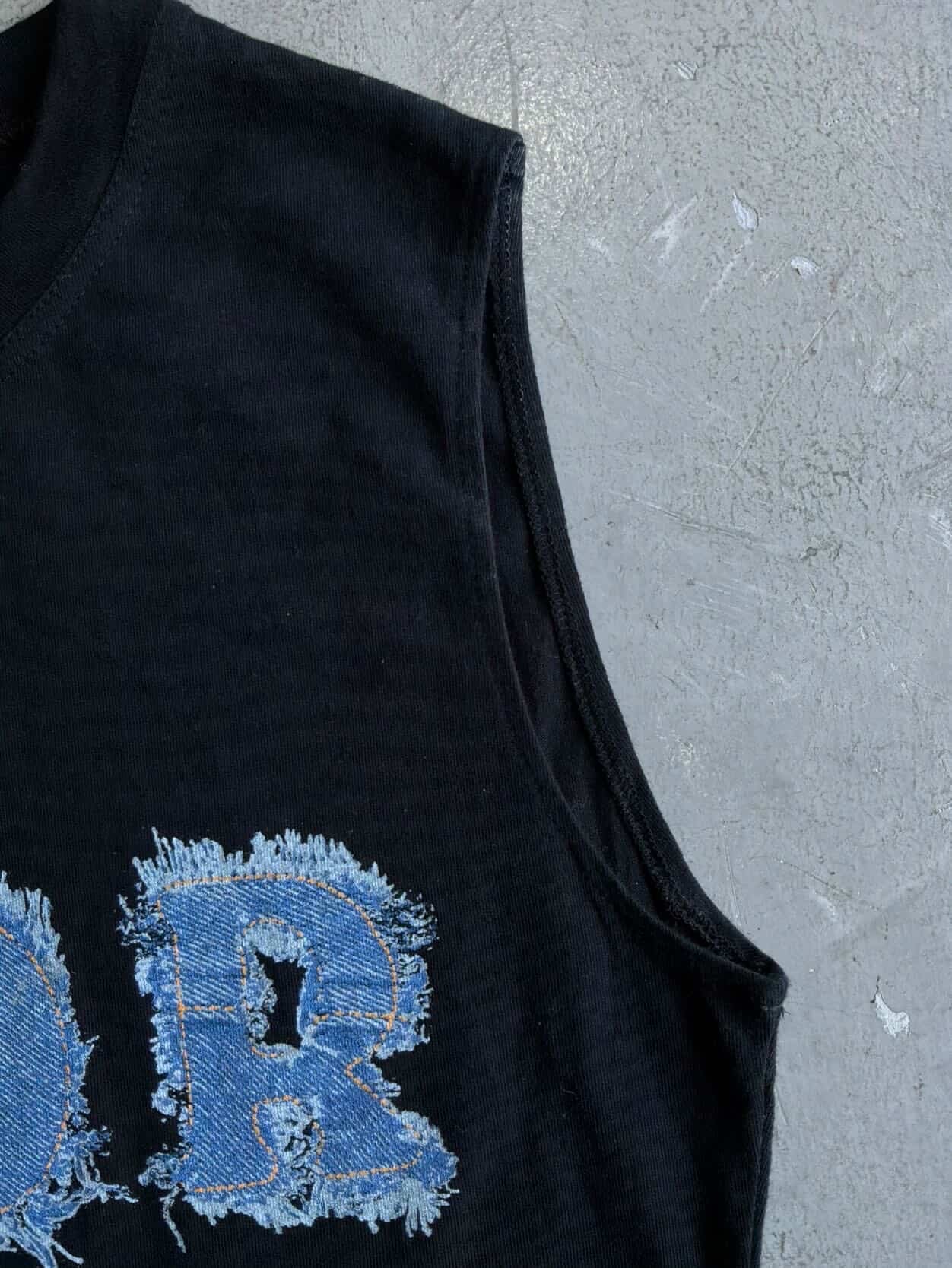 Dior Galliano Era Denim Script Tanktop