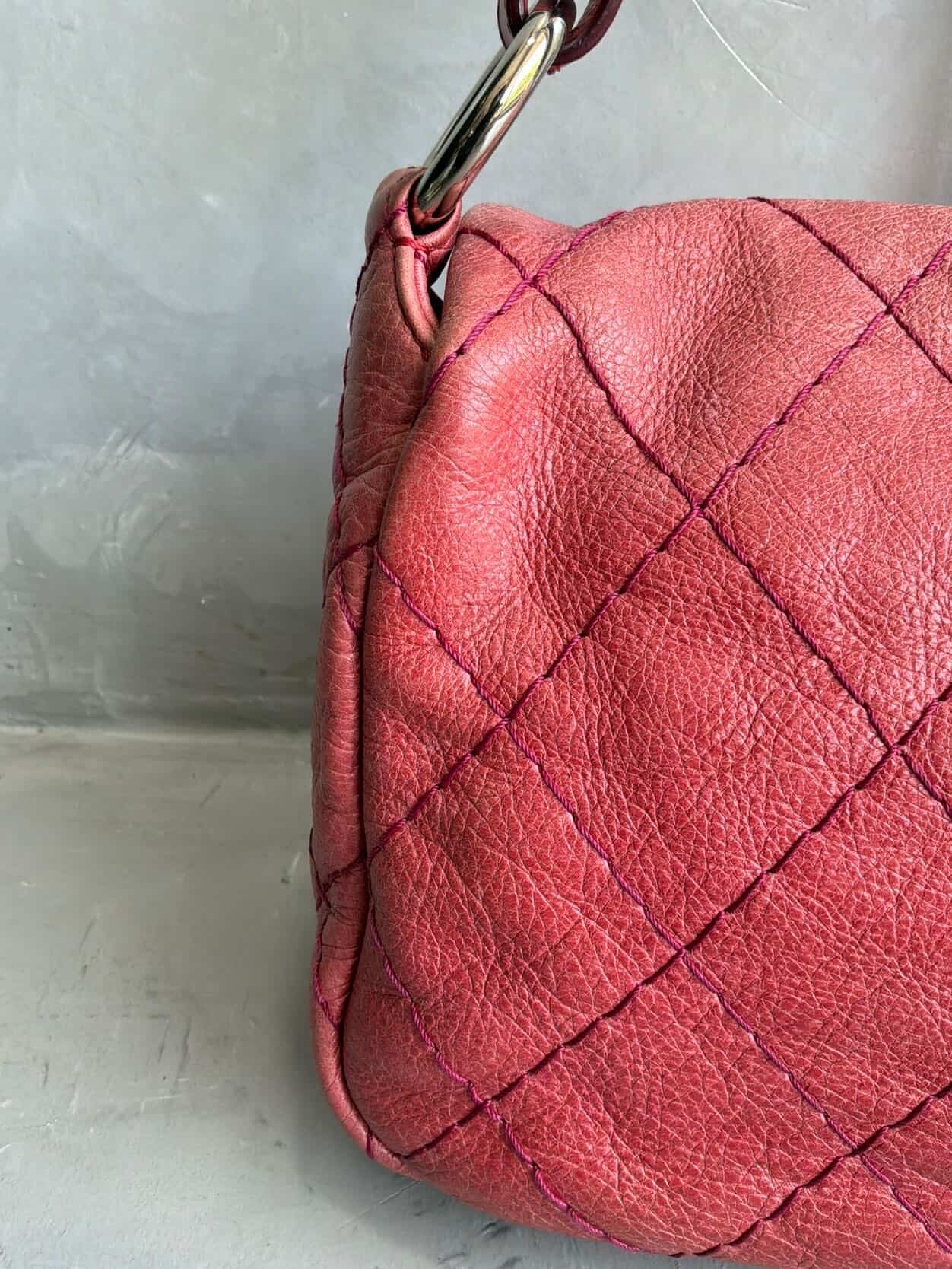 2009 Chanel On The Road Quilted Shoulder Bag