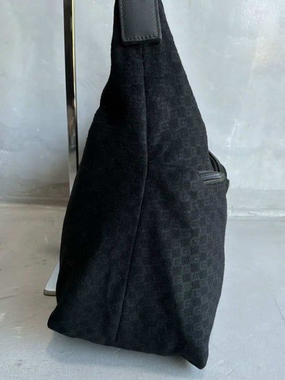 Gucci Monogram Canvass Cotton Hobo Bag