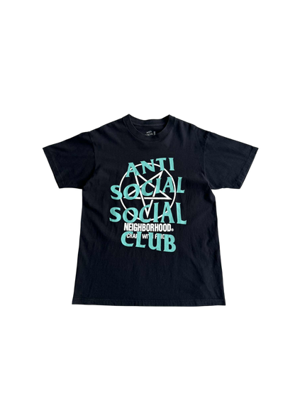 Anti Social Social Club X Neighborhood Black Shirt