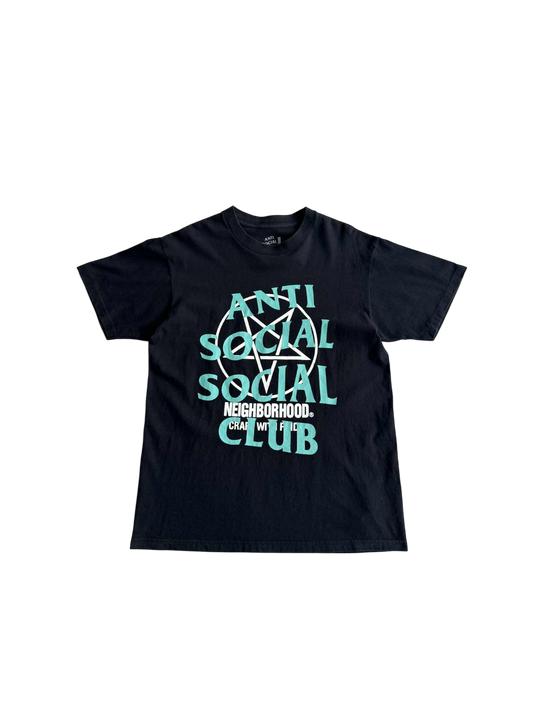 Anti Social Social Club X Neighborhood Black Shirt