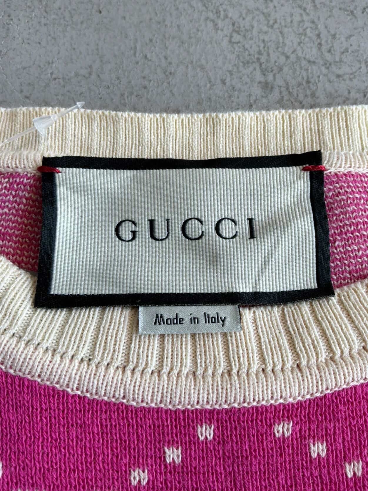 Gucci Monogram Pink Crewneck