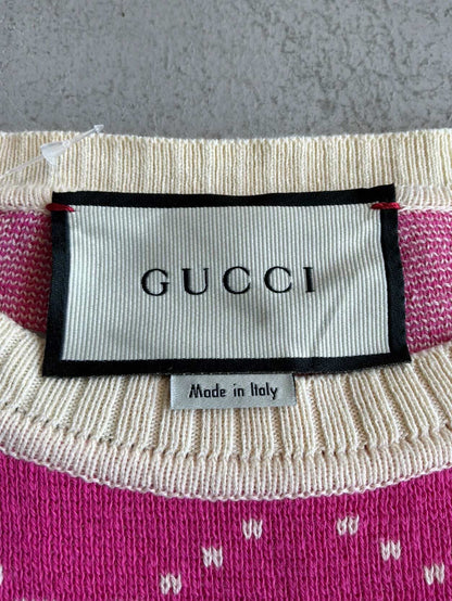 Gucci Monogram Pink Crewneck