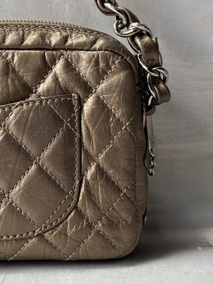 Chanel Cambon Ligne Pochette Chain Strap Bag