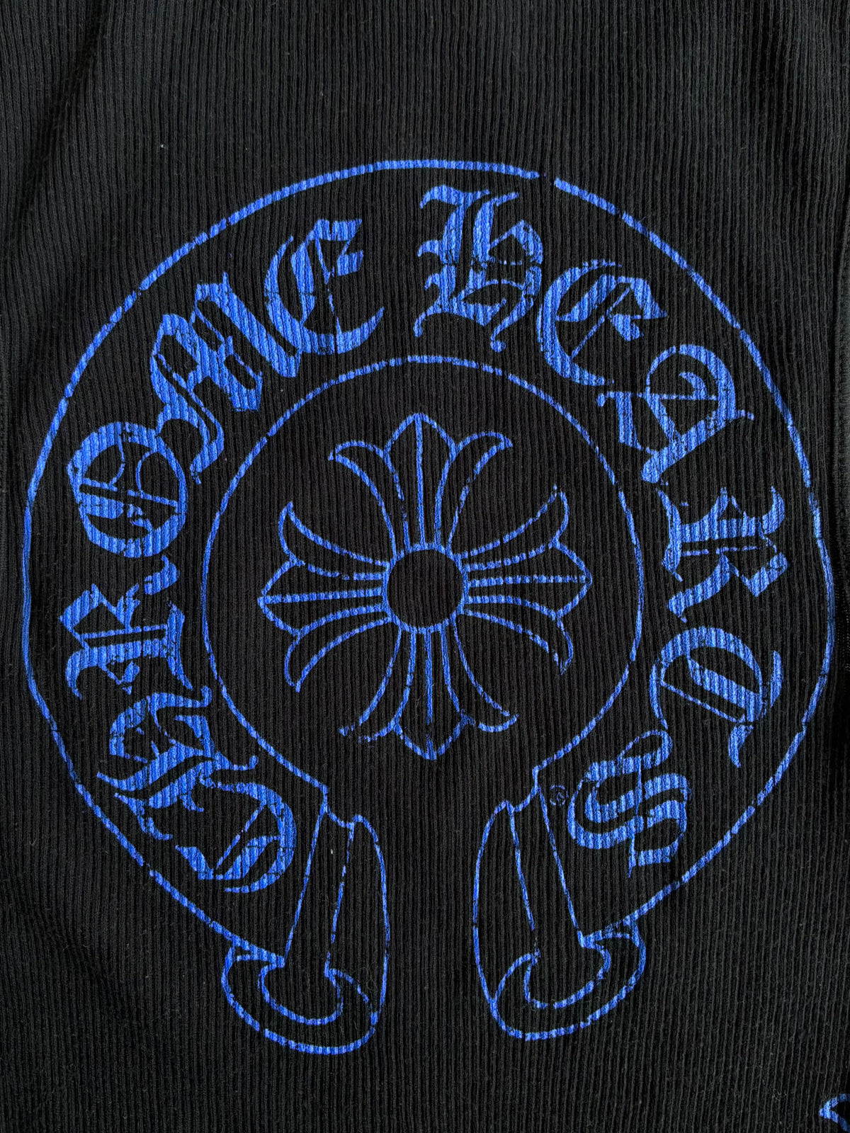 90s Chrome Hearts Blue Horseshoe Tanktop