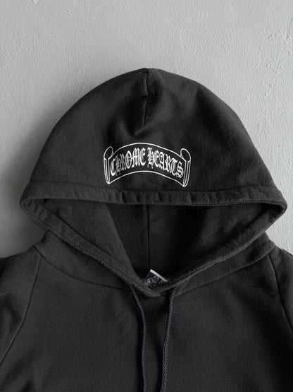 Vintage Chrome Hearts Scroll Logo Hoodie