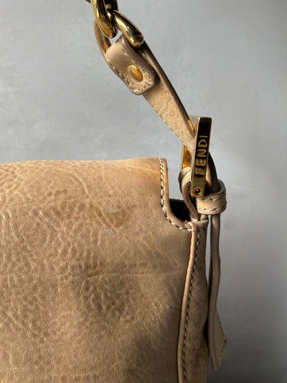 Fendi Mamma Baguette Brown Bag