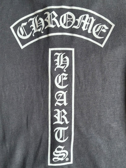 2000s Chrome Hearts T Bar Zip Hoodie