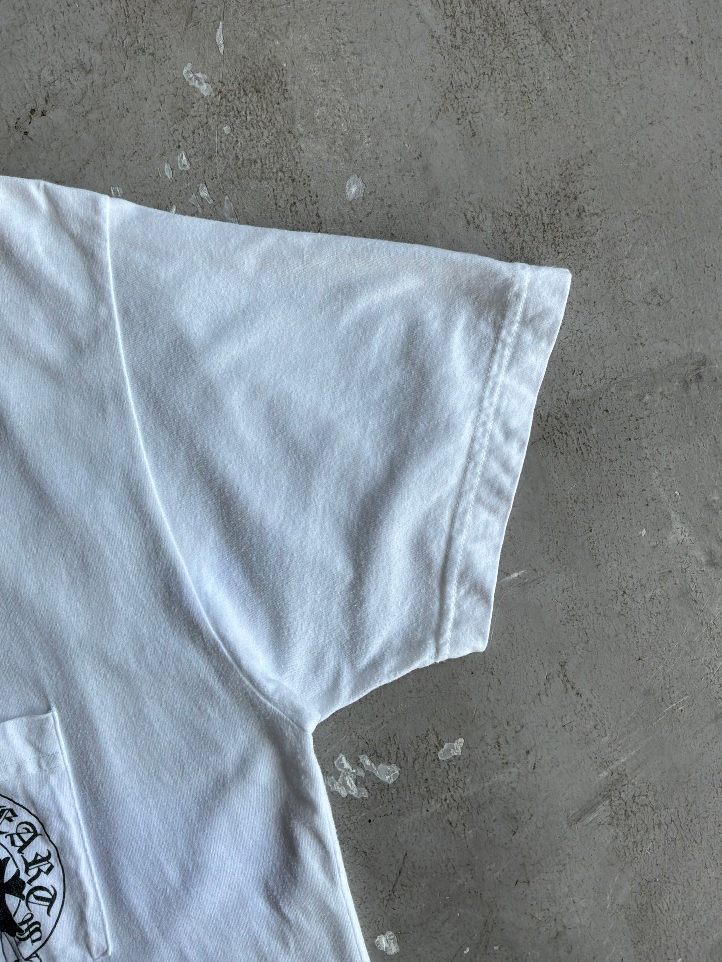 Chrome Hearts Triple Cross Horseshoe White Tee