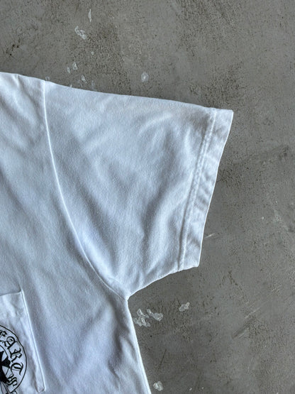 Chrome Hearts Triple Cross Horseshoe White Tee