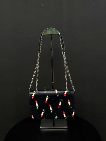 Saint Laurent Paris Lipstick Flap Chain Shoulder Bag