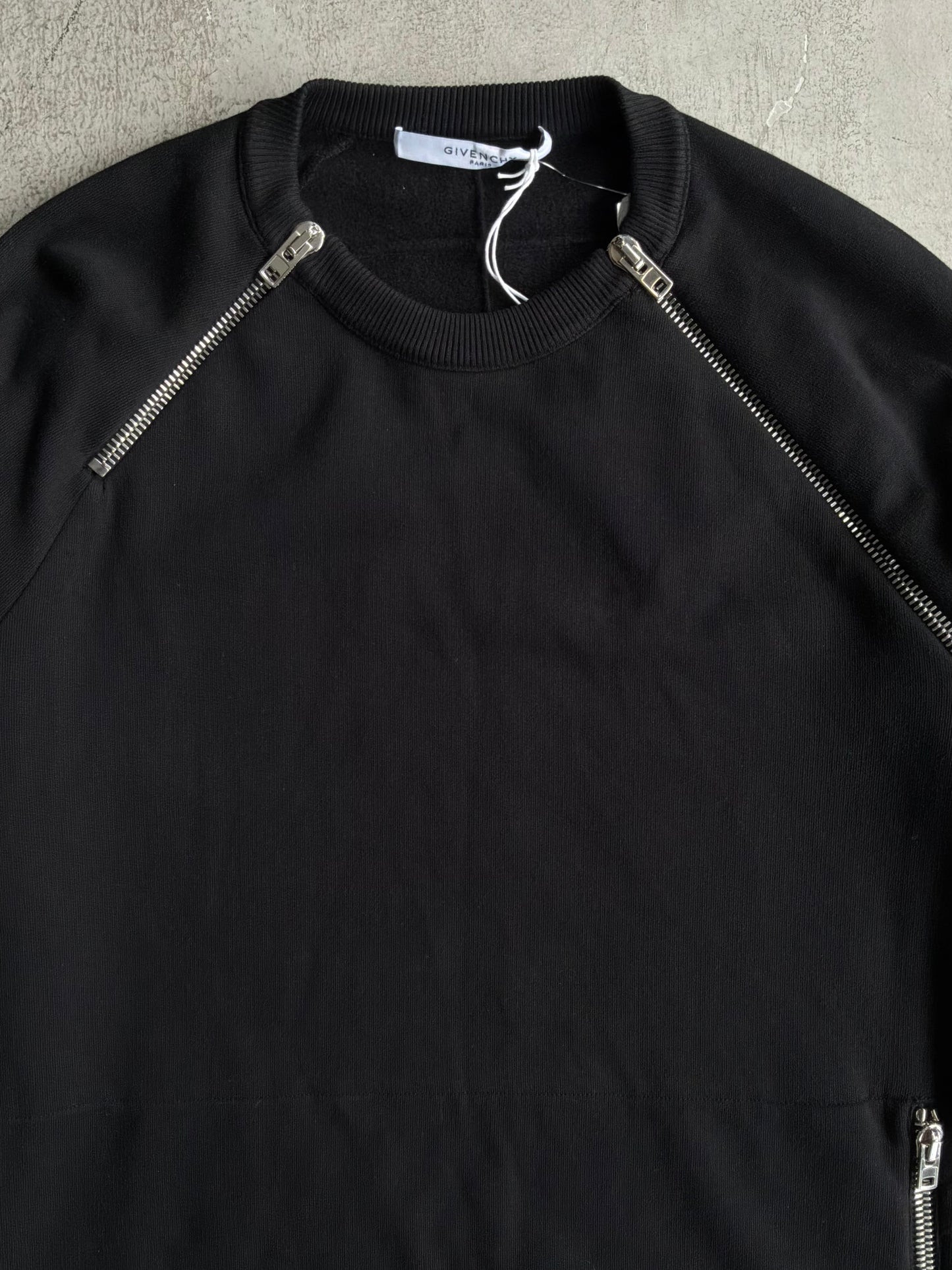 Givenchy Multizip Crewneck