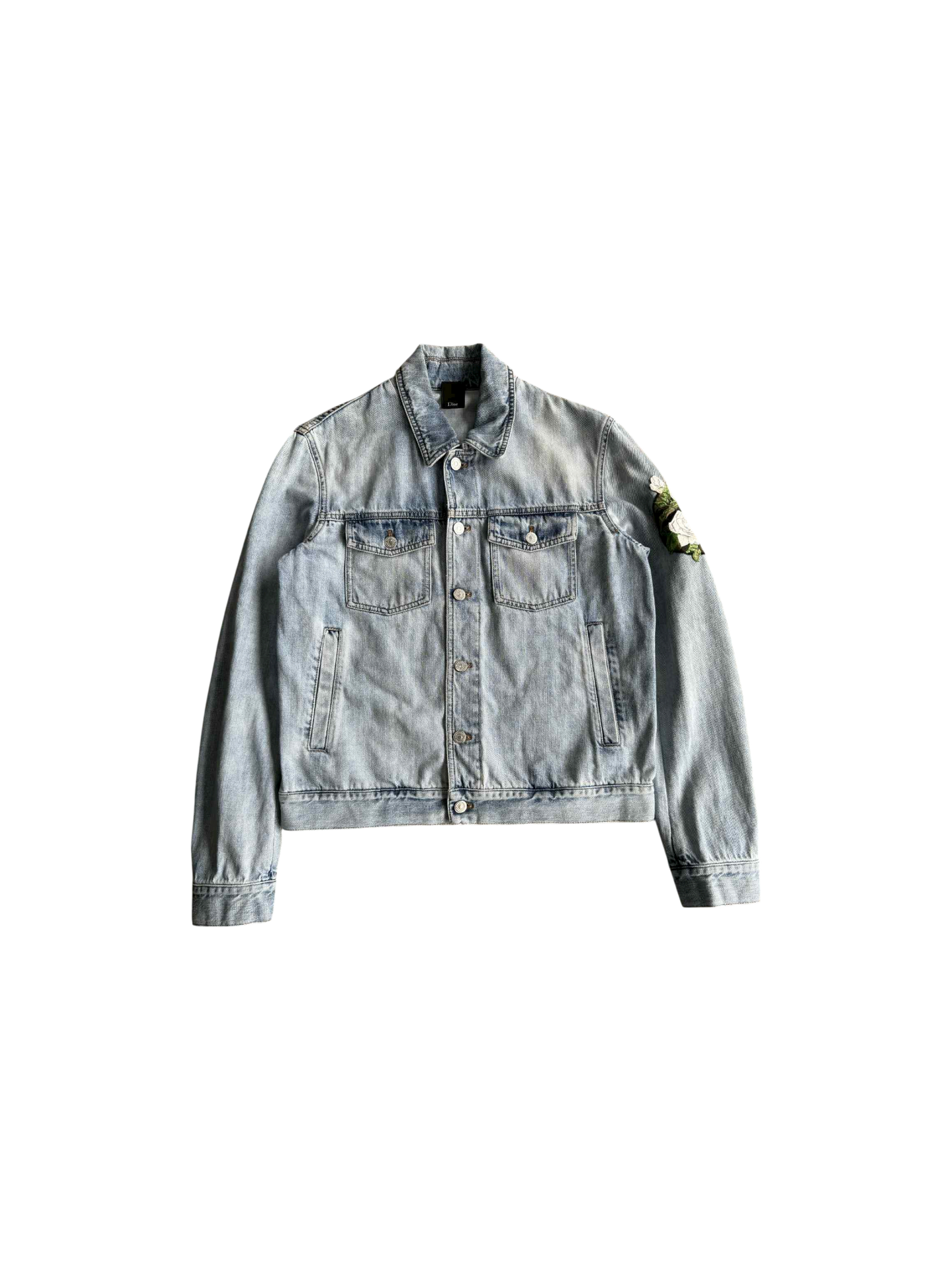 Dior Floral Patch Denim Jacket