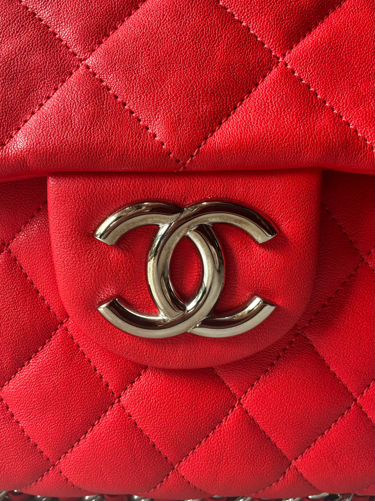Chanel Chain Around Pink Maxi Flap