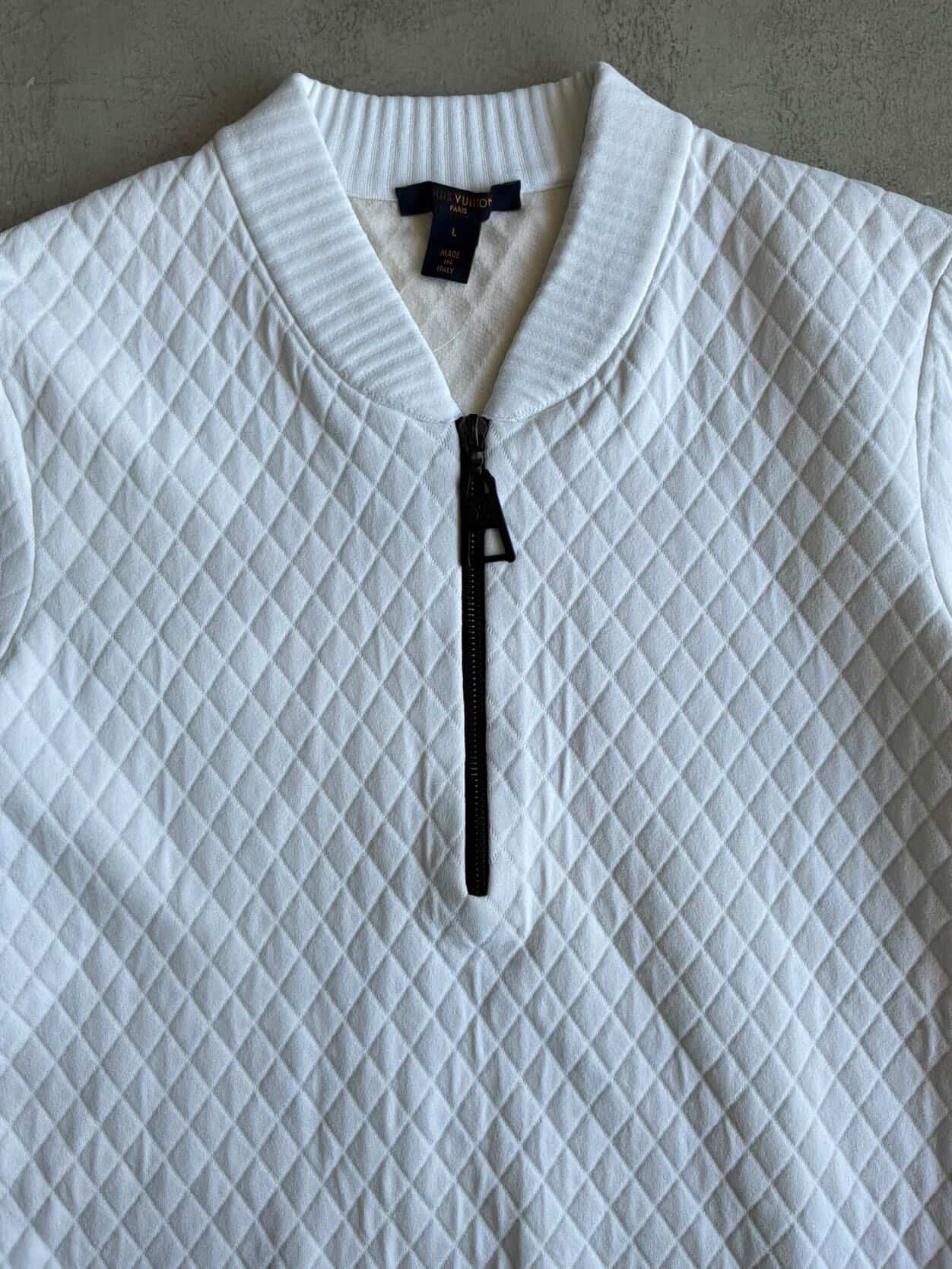 Louis Vuitton Quilted Half Zip Top