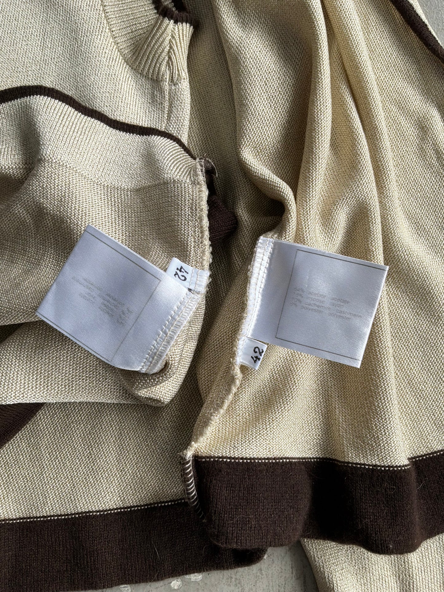 Chanel 2 in 1 Tank and Cardigan Set