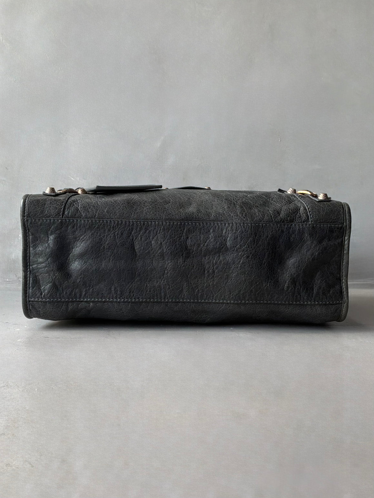 Balenciaga Classic City Gray on Bronze Lambskin Bag