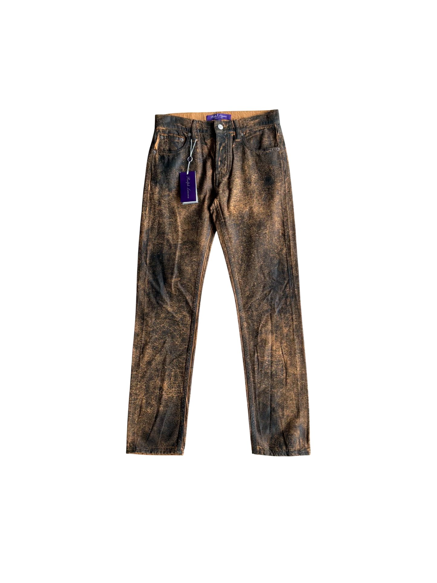 Ralph Lauren Purple Label Wax Coated Jeans
