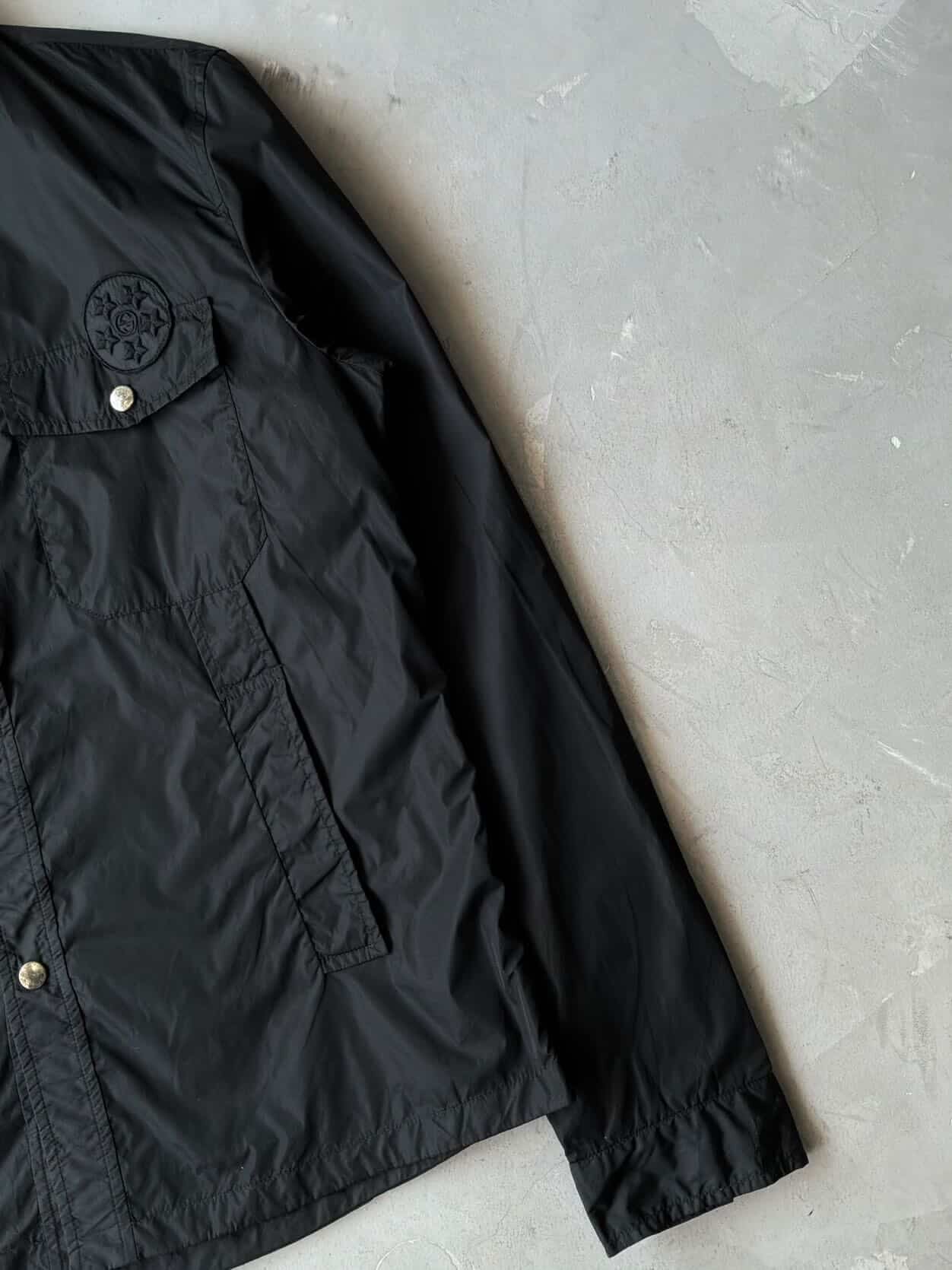 Gucci Star Logo Monogram Lining Snap Font Jacket