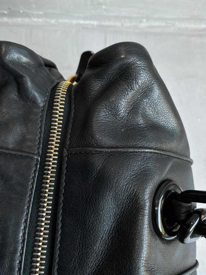 Prada Soft Calfskin Big Chain Shoulder Bag