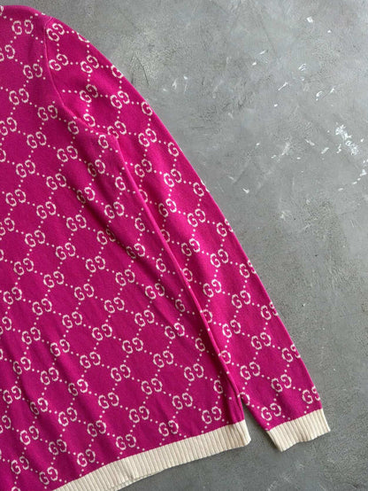 Gucci Monogram Pink Crewneck