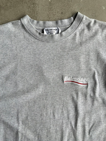 Balenciaga Political Campaign Embroidered Tee