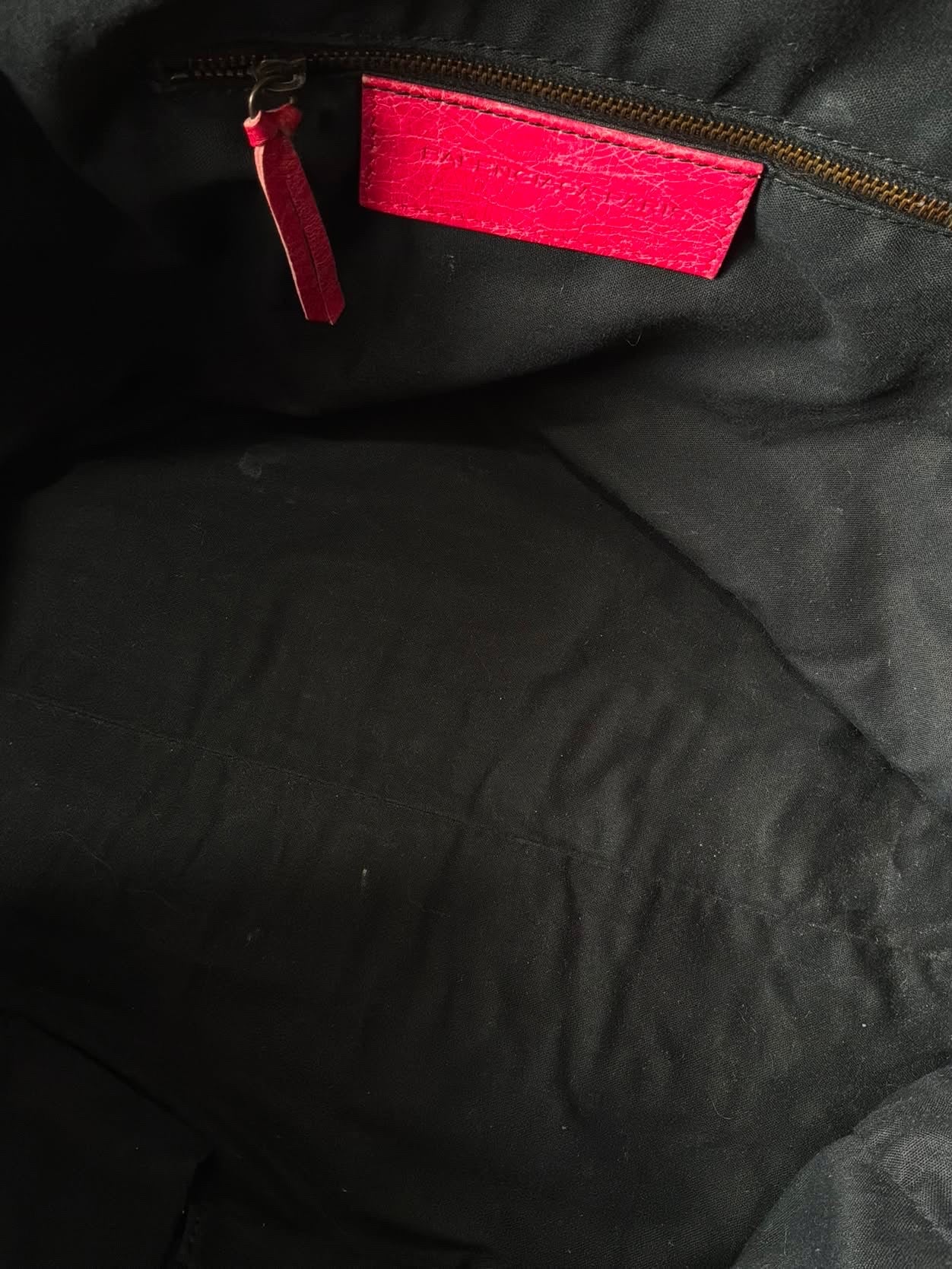 Balenciaga Large Twiggy Red Lambskin Bag