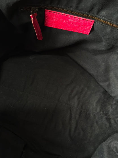 Balenciaga Large Twiggy Red Lambskin Bag