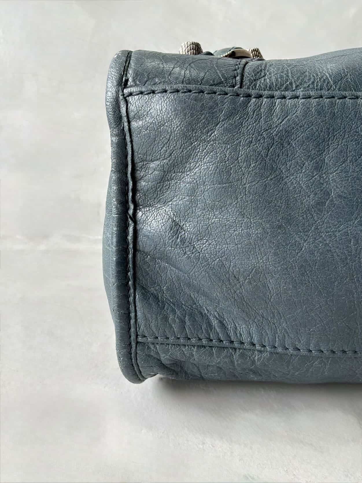 Balenciaga Classic City Giant 12 Navy Lambskin Bag