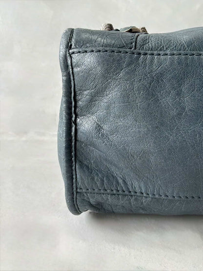 Balenciaga Classic City Giant 12 Navy Lambskin Bag