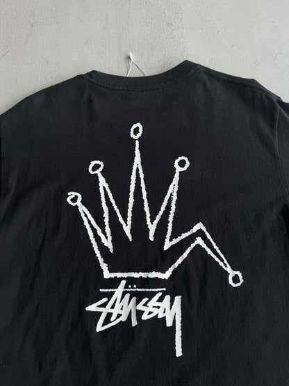 Stussy Big Crown Black Shirt