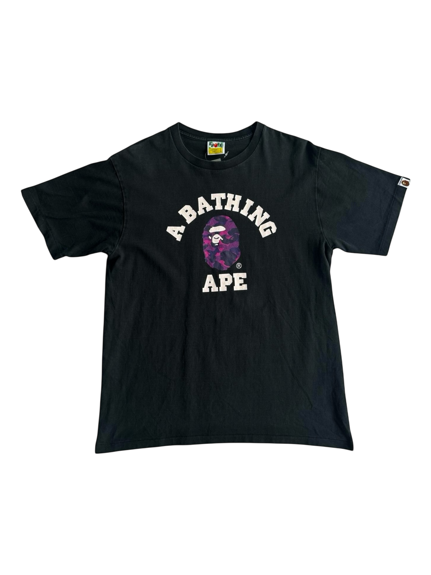 Bape Purple Camou College Tee