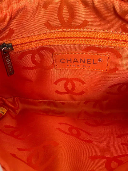 Chanel Ligne Cambon Snakeskin CC Pochette Bag