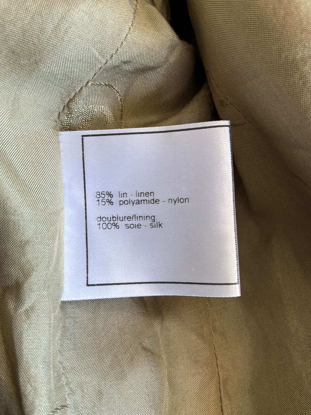 1999 Chanel Silk Nylon Metallic Blazer