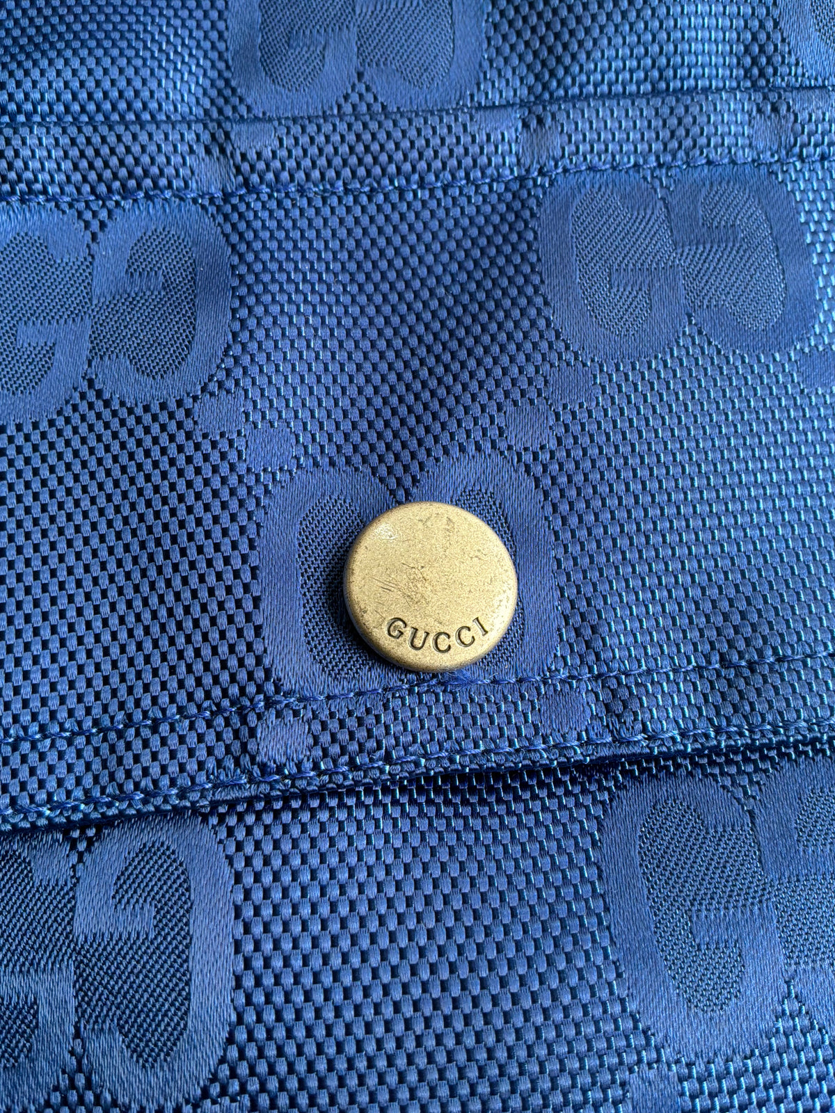 Gucci GG Blue Monogram Windbreaker
