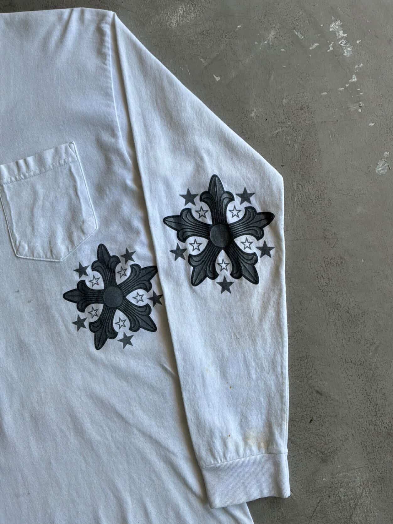 Vintage Chrome Hearts Star Logo Longsleeves