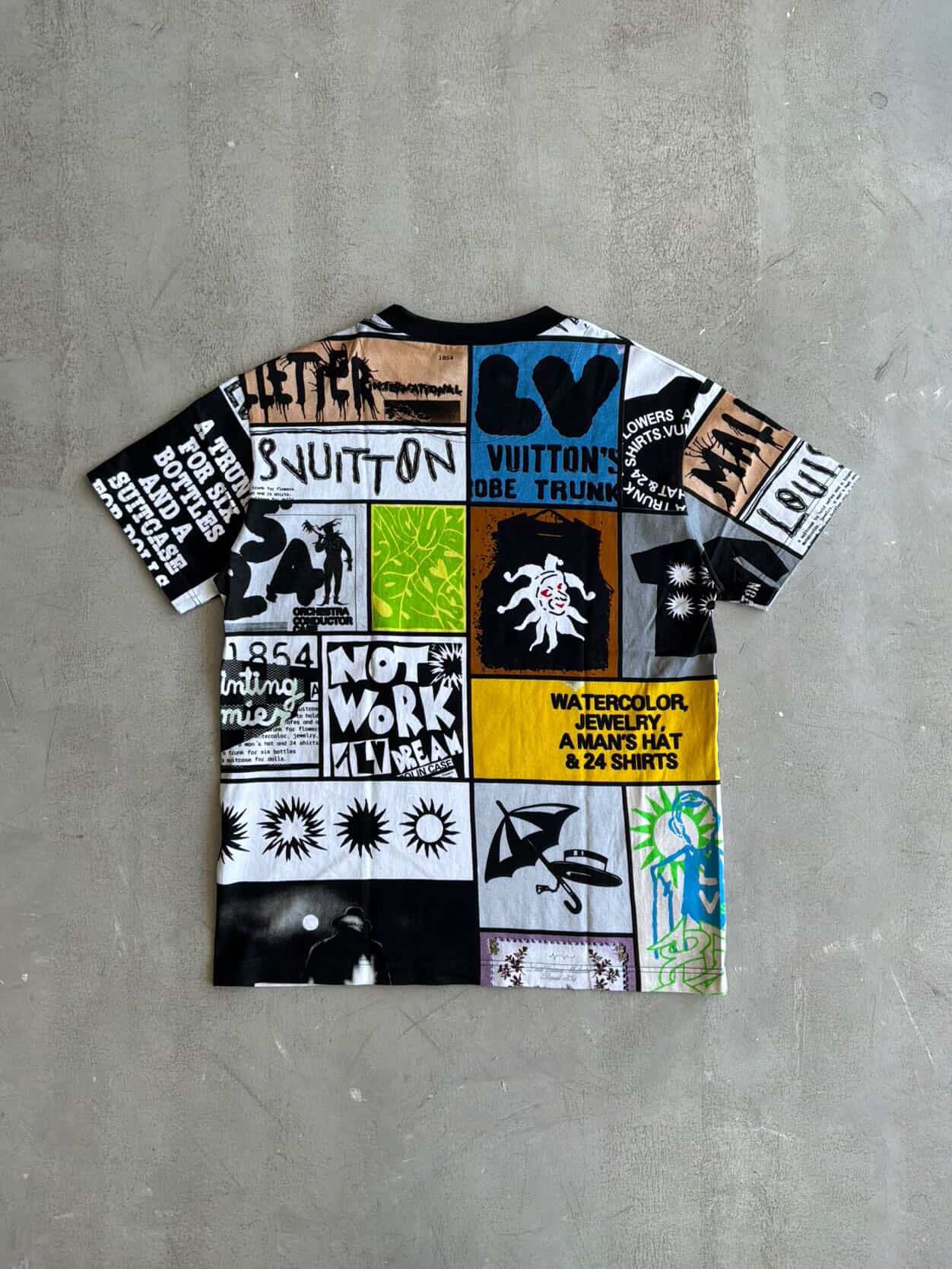 Louis Vuitton Comics All Over Print Tee