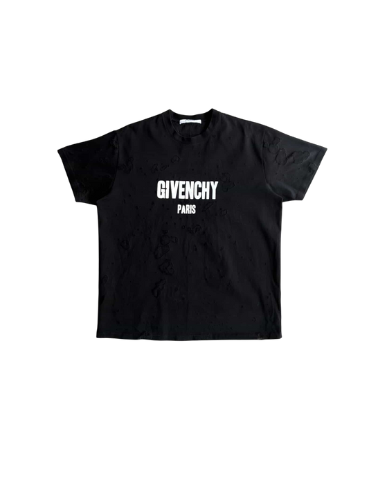 Givenchy Distressed Logo Tee