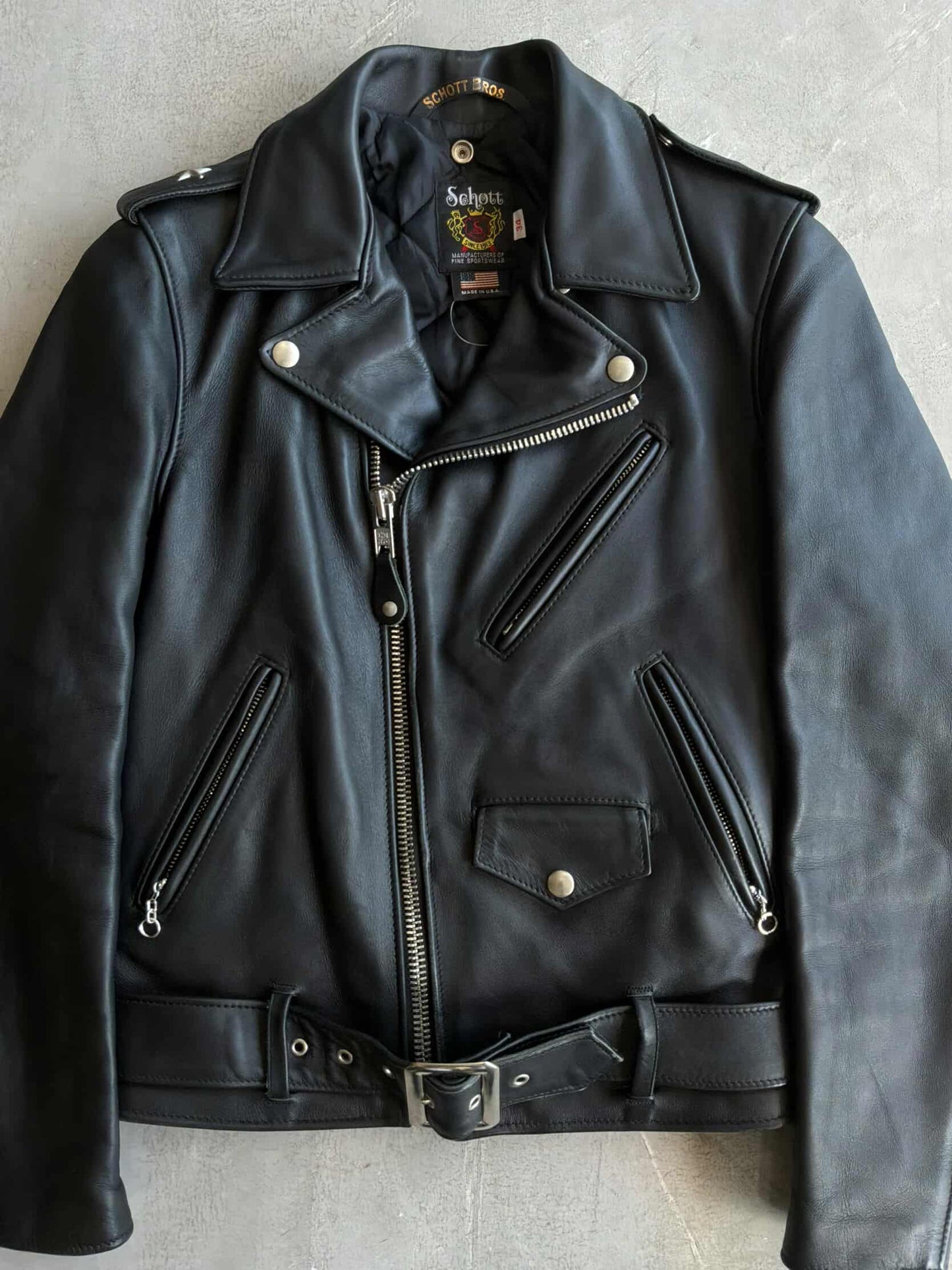 Schott Vintage Biker Leather Jacket