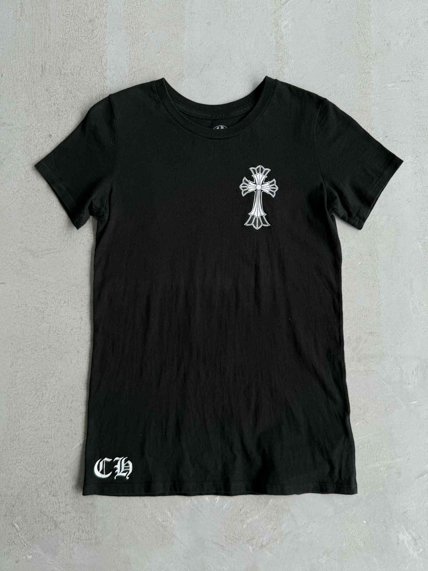 90’s Womens Chrome Hearts Double Cross Tee