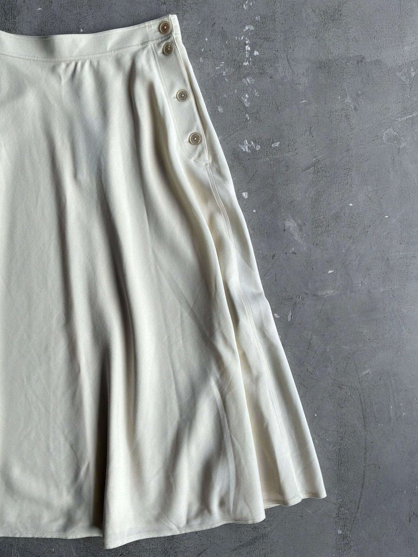 Ralph Lauren Purple Label White Long Skirt