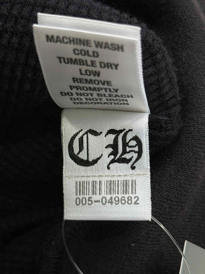 Chrome Hearts Scroll Logo Thermal Zip Up Hoodie