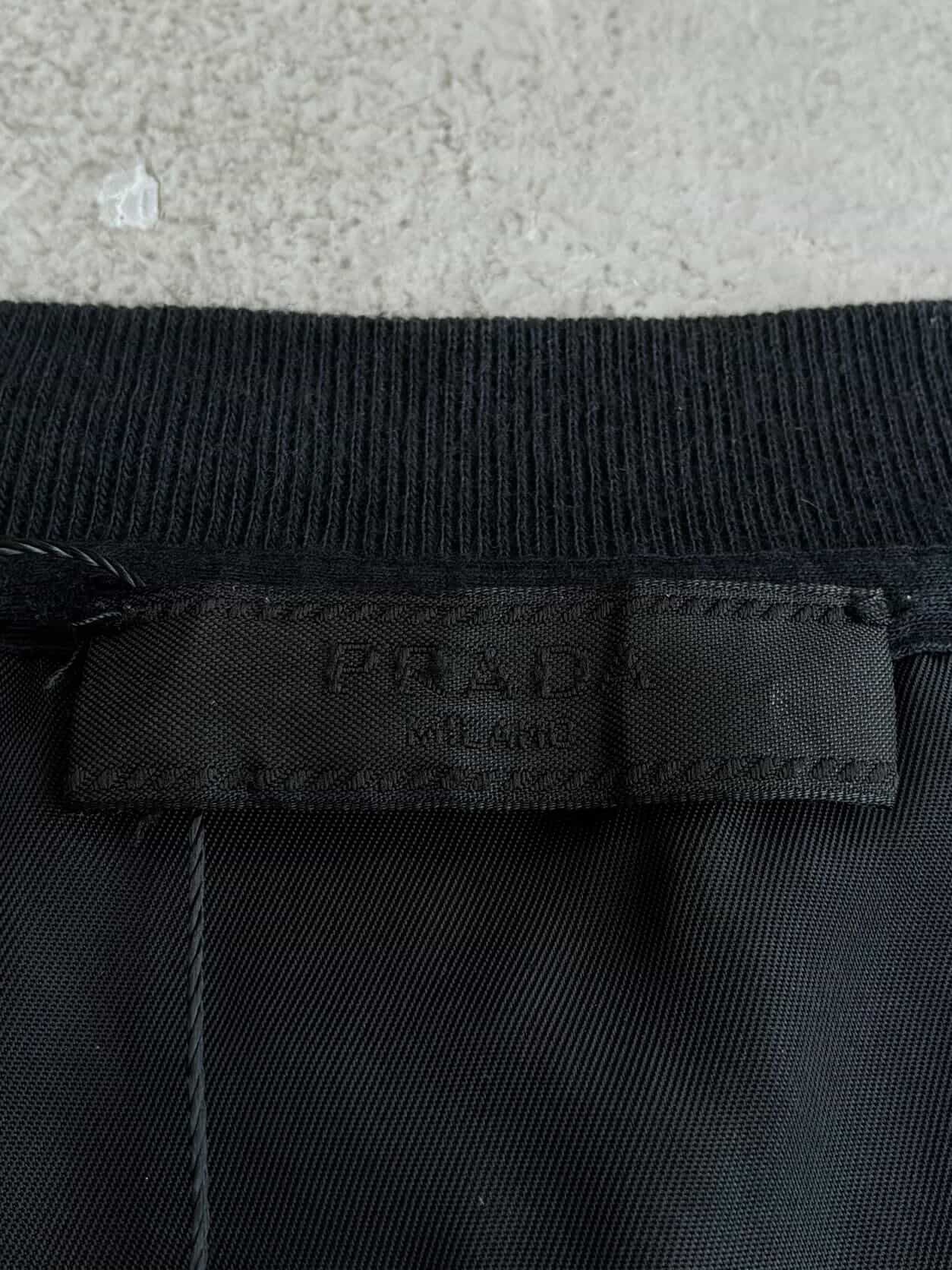 Prada Re-Nylon Emblem Tee