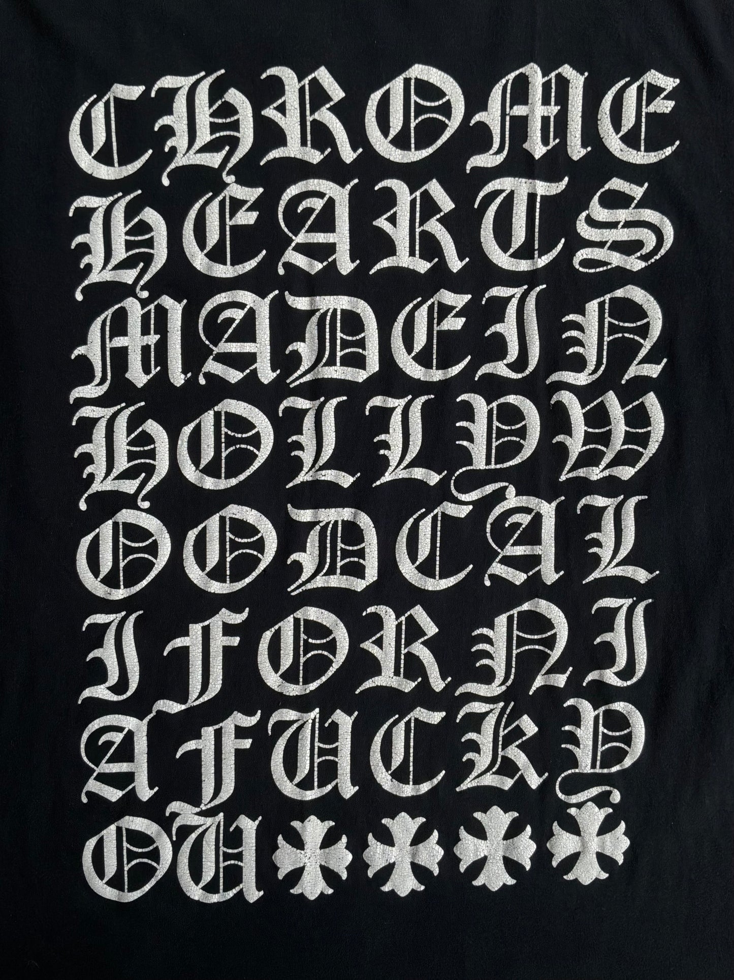 Chrome Hearts Eye Chart Tee