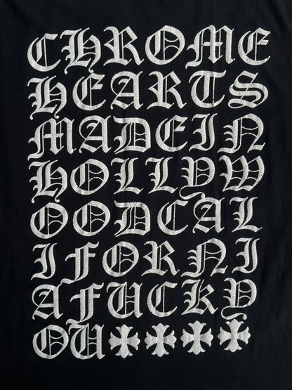 Chrome Hearts Eye Chart Tee