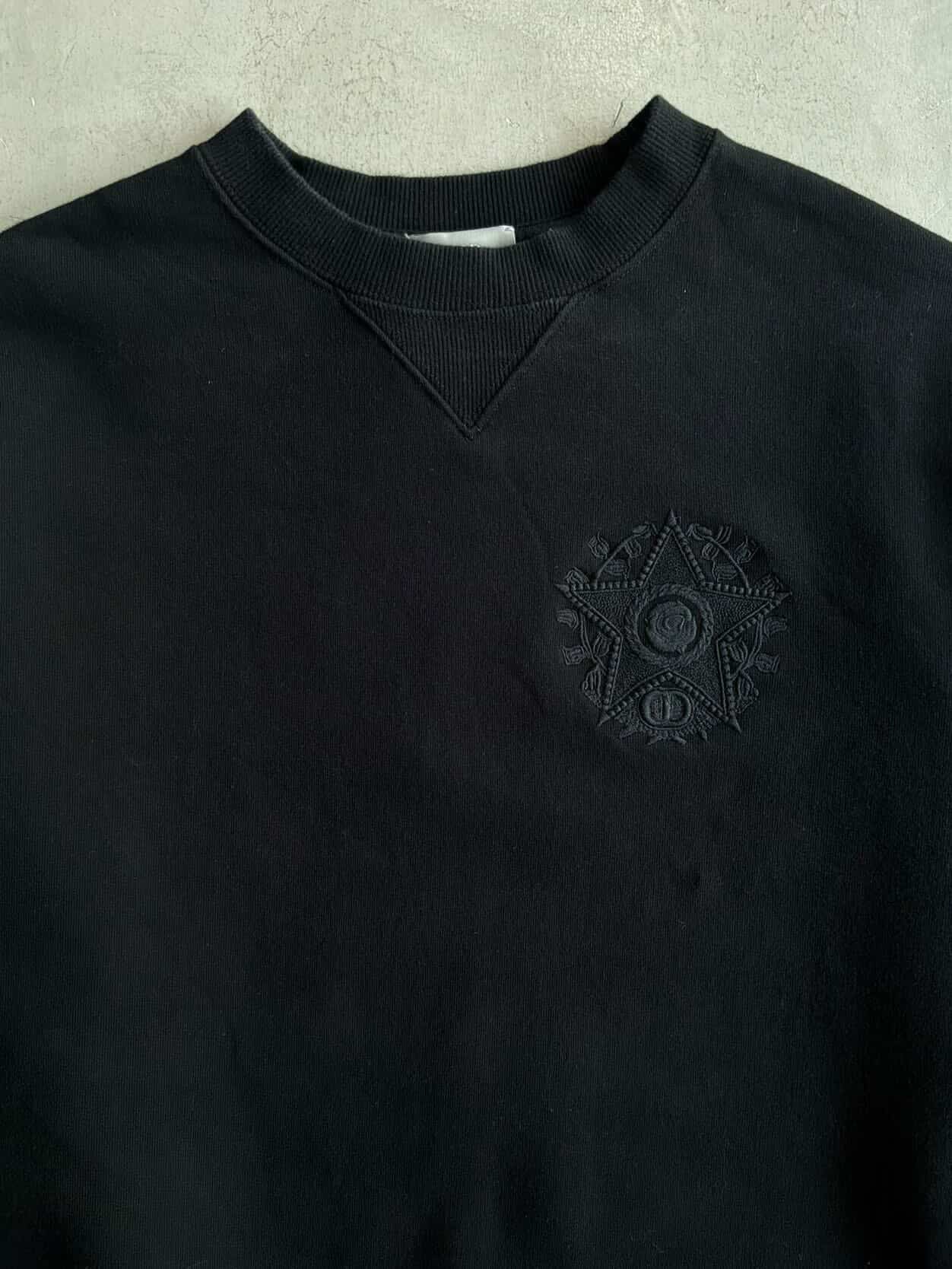 Dior Floral Embroidered Crewneck