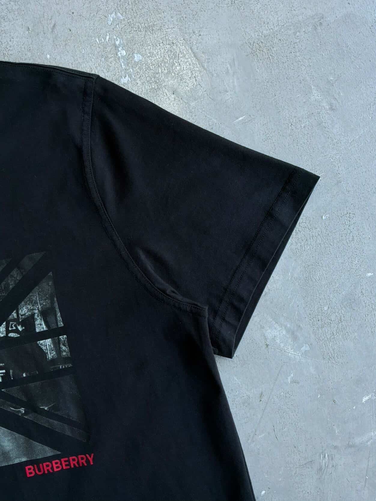 Burberry UK Flag Script Tee