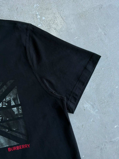 Burberry UK Flag Script Tee