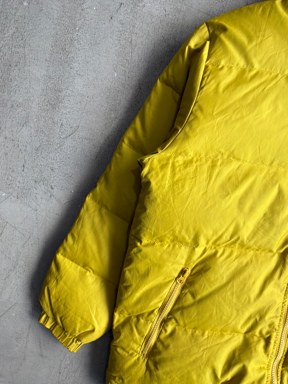 Balenciaga Vintage Yellow Puffer Jacket