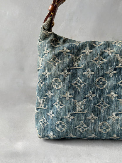 Louis Vuitton Denim Monogram PM Shoulder Bag